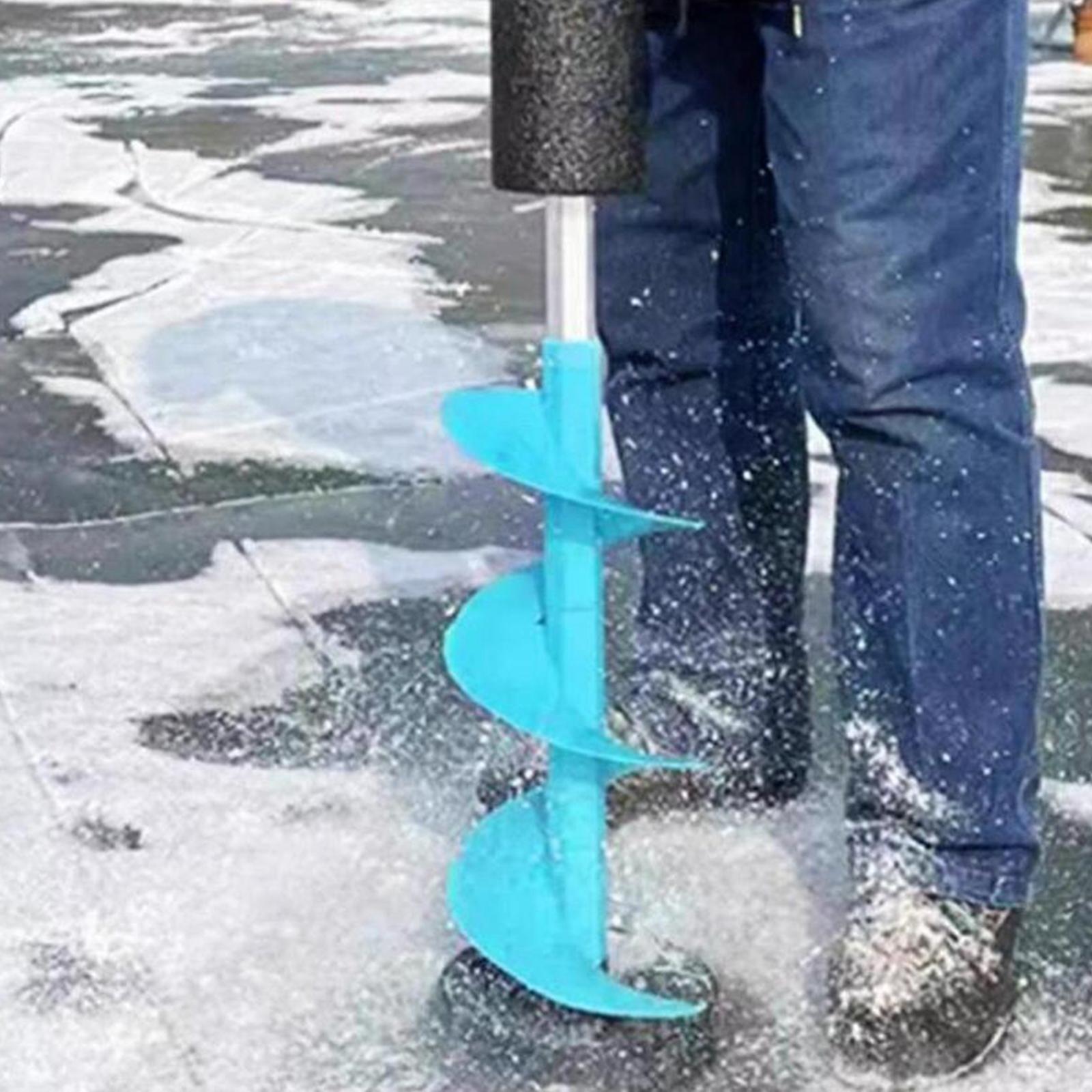 Fishing Rod Ice - 釣り用アイスドリル延長ロッド 70cm ヘビーデューティステンレスツール アウトドアキャンプや冬釣りサポート用