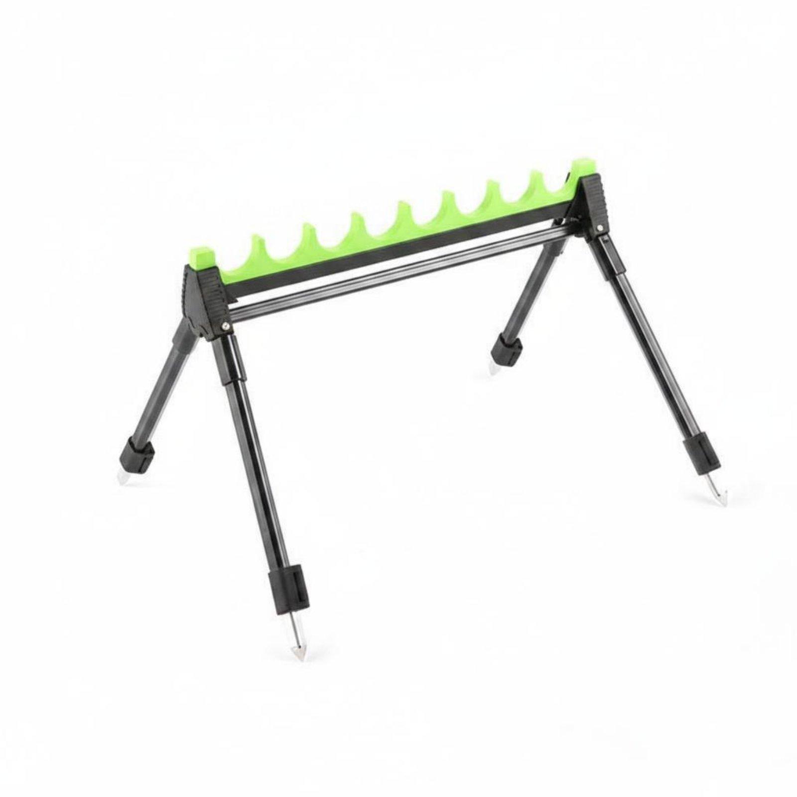 マルチスロット釣り竿スタンドポータブル伸縮式ロッドラックアル - Fishing Rod Rack のレビューと価格