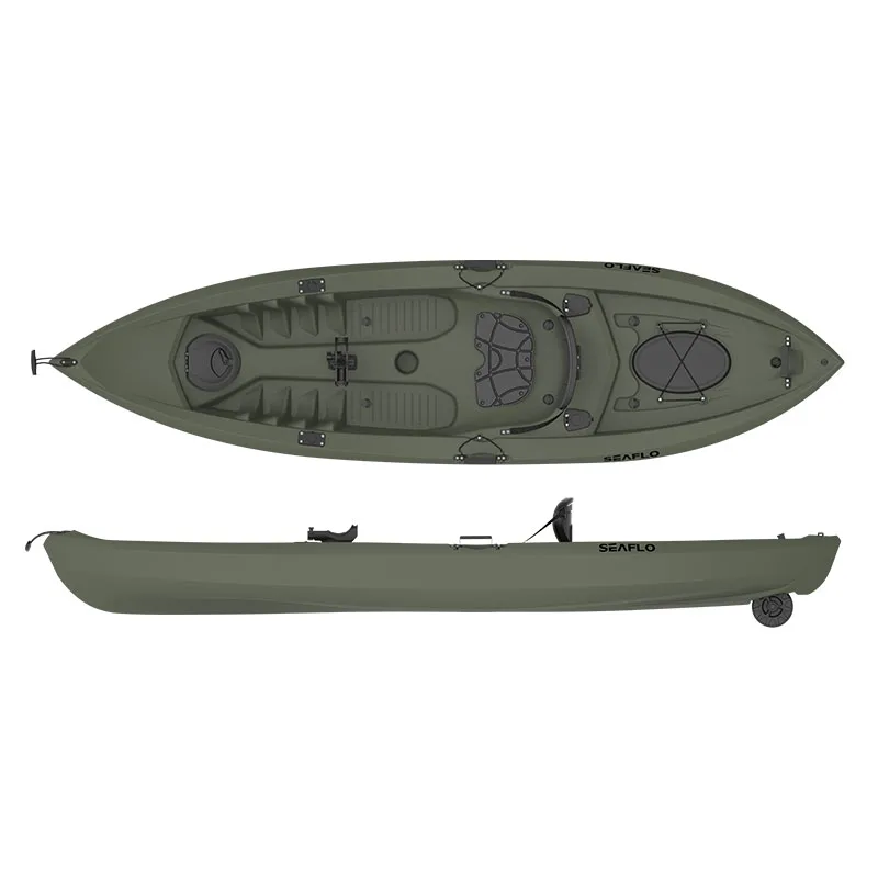 Hdpe-プラスチック製のカヤック,フロントとリアの収納コン - Fishing Rod Boat のレビューと価格