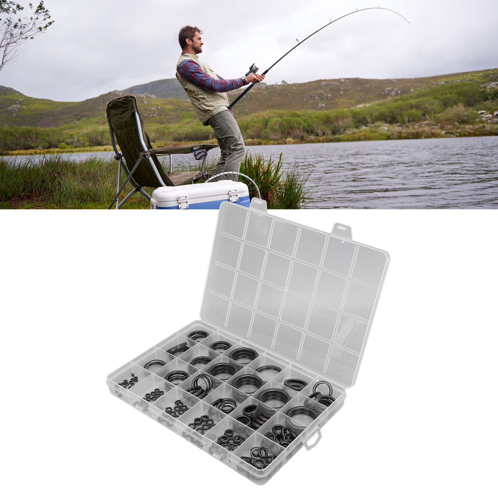 釣り竿ガイド修理キット 釣り竿アイレットガイドリング 釣り竿 - Fishing Rod Casting のレビューと価格