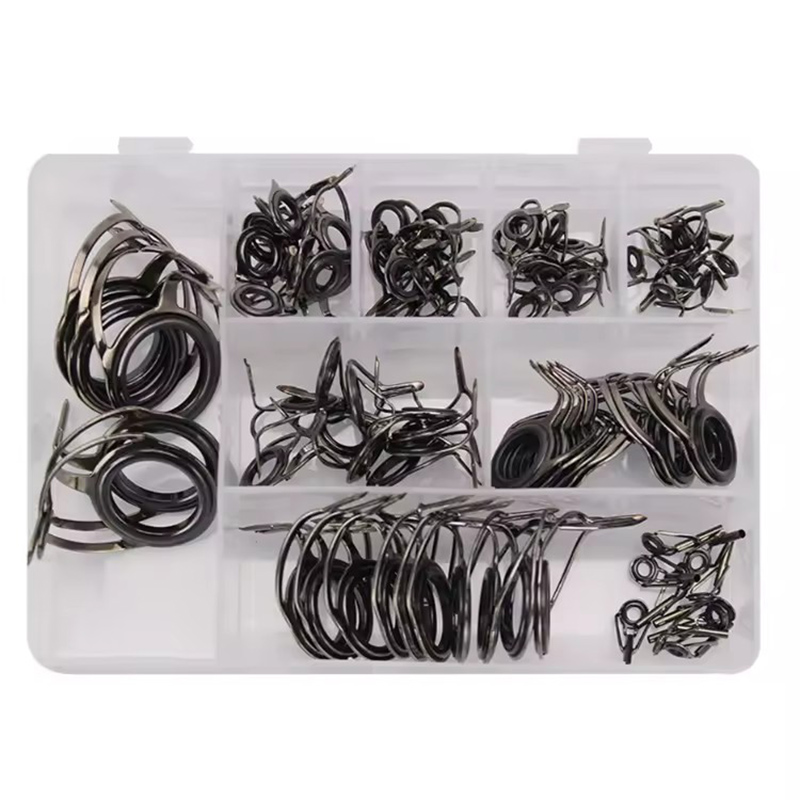 WEIHE 75個入りアクセサリー高炭素セラミック製ダブルレ - Fishing Rod Building Kit のレビューと価格
