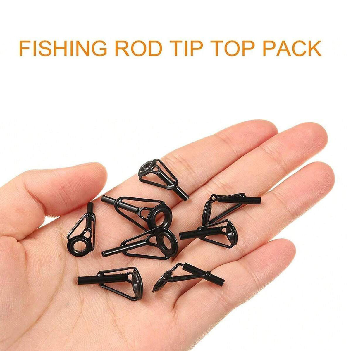 ステンレス鋼製釣り竿ガイドリング 磁器製リング8個 DIY釣 - Fishing Rod Tip Replacement のレビューと価格