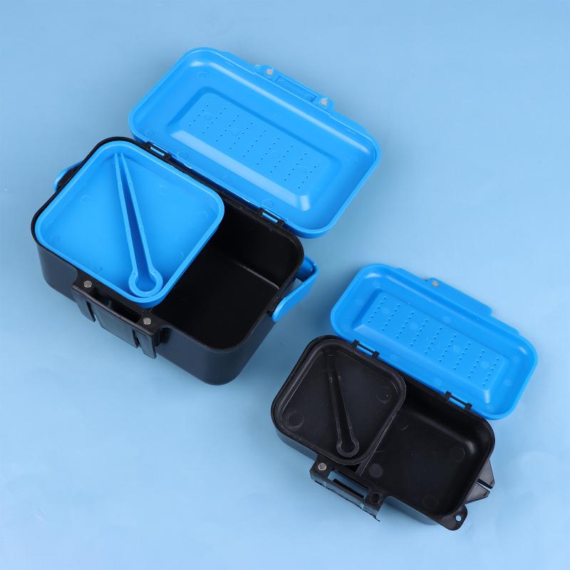 ポータブル釣り用ルアーボックスケース、活餌、フック、ミミズ用 - Fishing Rod Case のレビューと価格